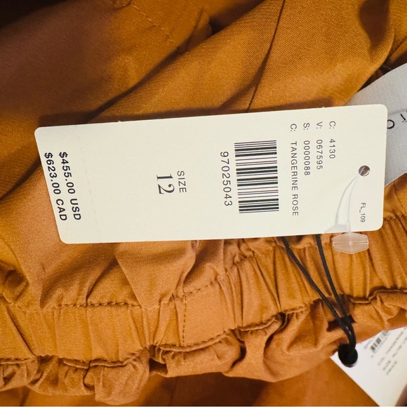 Significant Other Shiloh Strapless Floral Maxi Dress Size 12 Tangerine Rose - Picture 13 of 16